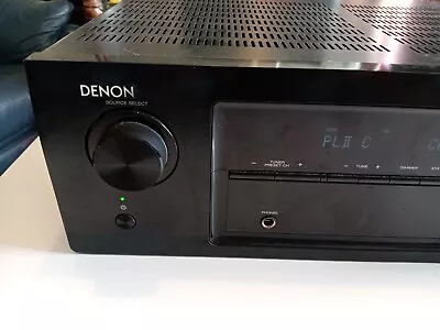 Denon AVR-X520BT  A/V Receiver With Bluetooth  MISSING FEET NO POWER LEAD  • £50