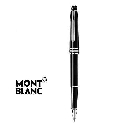 Montblanc Meisterstuck Classique Black Rollerball Pen New Unique Gift • $370.42