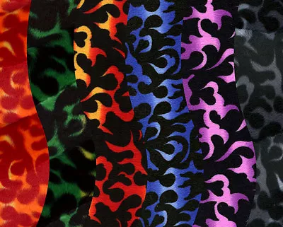 VELBOA FIRE FLAME Faux Fur Fabric / 60  W / Sold By The Yard  • $6.49