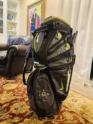 Nike Sasquatch 14-Way Black/Gray Stand Bag - Detroit Golf Club Logo Perfect • $139