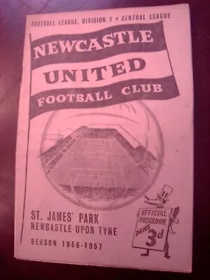 1956/57 Manchester United Vs Newcastle United Vintage Busby Babes Era  • £15