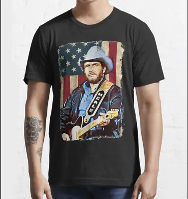 Vintage Merle Haggard T-Shirt Gift For Fans Shirt All Sizes SP38 • $23.95
