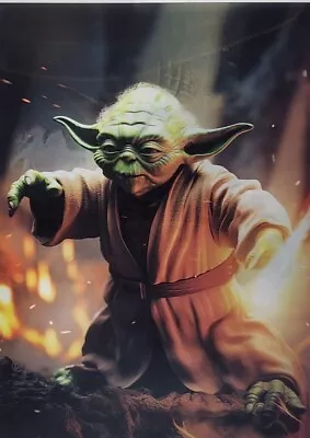 Jedi Master Yoda Star Wars ROTS  Lenticular/3D Poster 🔥 🔥 🔥!! • $11.50