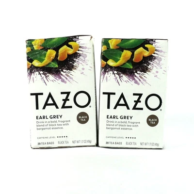 £13.61 • Buy Tazo Earl Grey Black Tea 20 Tea Bags Per Box, (2 Boxes In Lot) Best By: 4/23