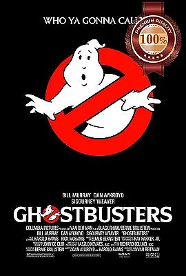 GHOSTBUSTERS 1984 80s ORIGINAL OFFICIAL CLASSIC FILM MOVIE PRINT PREMIUM POSTER • $11.95