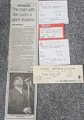 Van Morrison Review From M E N With Solomon Burke Plus Ticket Stubs • $4.34