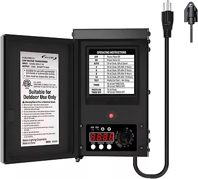 Malibu 300 Watt Power Pack With Sensor And Weather Shield For Low Black  • $252.29