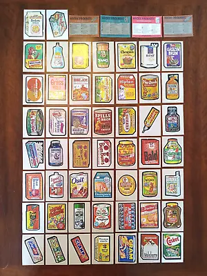 Vintage Topps Wacky Packages 1973-1974 Lot Of 51 + Checklist Cards • $74