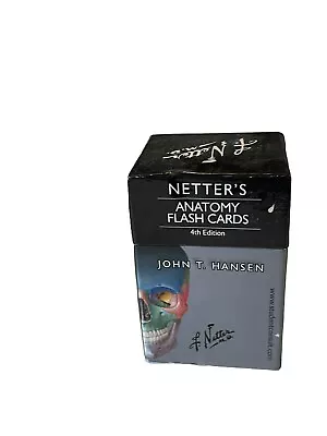 Netter’s Anatomy Flash Cards 4th Edition Preowned Medical Science Learning Tool • $5