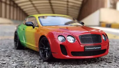 For Welly For Bentley For Continental For GT Sport Rainbow Edition 1:18 Model • $339.92