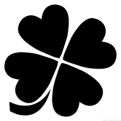 4 Leaf Clover - Decal Sticker - Multiple Colors & Sizes - Ebn6751 • $3.71