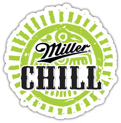 Miller Chill Logo Sticker Car Bumper Decal- 3'' Or 5'' • $3.50