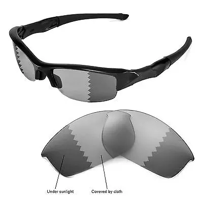 New Walleva Polarized Transition/Photochromic Lenses For Oakley Flak Jacket • $12.50