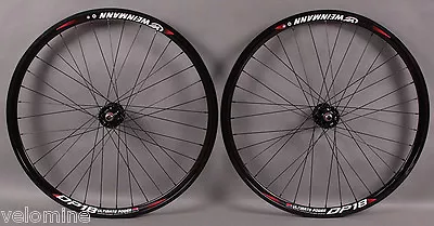 Weinmann DP18 Deep V Black 32h Track Bike Fixed Gear Wheels Wheelset DT Spokes • $219