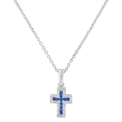 Montana Silversmiths Faith Found In The River Lights Cross Necklace • $55