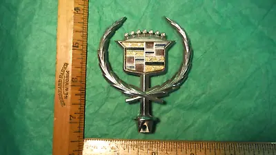 AR34 Cadillac Hood Ornament Emblem Vintage 1970-90s ELDORADO SEVILLE FLEETWOOD • $29.99