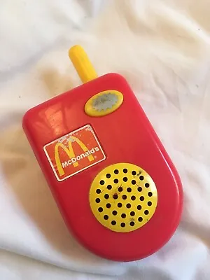 VTG FISHER PRICE PLAY FOOD McDONALDS REGISTER DRIVE THRU WALKIE-TALKIE Untested • $14.99