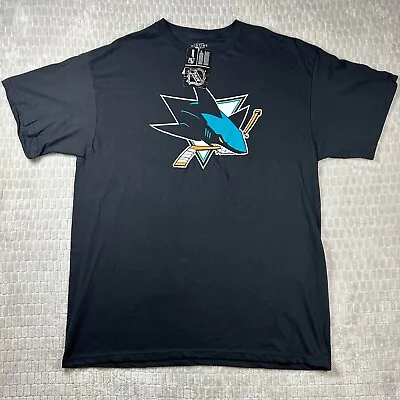 New San Jose Sharks NHL T-Shirt Old Time Hockey NWT Men’s Size XL • $22.39