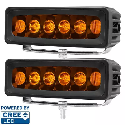 2x 6  Cree LED Cube Pods Work Light Bar Combo Driving Fog OffRoad Headlights ATV • $59.99