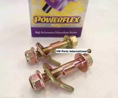 For VW Golf MK1 1.1 1.8 D GTI Powerflex PowerAlign Camber Bolt Kit Camber Adj... • £25.26