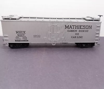 Train Miniature HO Scale Mathieson Dry Ice 40' Reefer Car - Exc! • $5