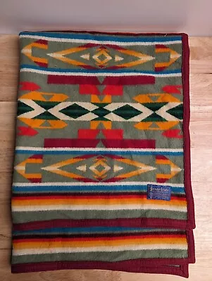 Pendleton Woolen Mills Beaver State Lap/Crib Blanket - 31” X 42  Aztec / Navajo  • $59.99