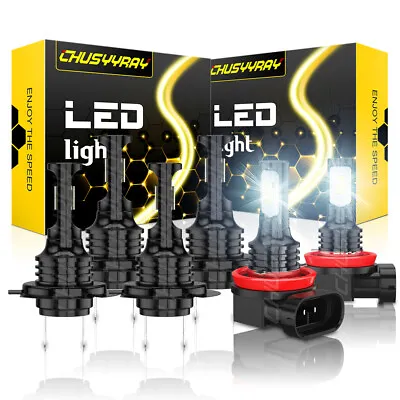 For Mercedes Benz ML350 2006-11 Combo 6X LED Headlight Fog Light Bulbs Kit 6000K • $27.99