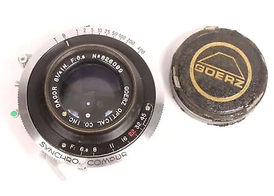 Goerz 8 1/4  F6.8 Gold Dot Dagor In Synchro-Compur Shutter - Nice • $1195