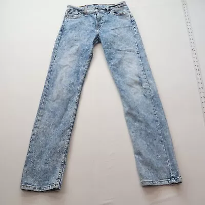 Levi's Mens 511 Skinny Jeans Size 29 X 32 Acid Wash Stretch Actual 28x31 • $18.99