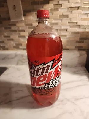 2024 Full Mountain Dew Code Red 2 Liter Bottle New Label Artwork MTN • $15