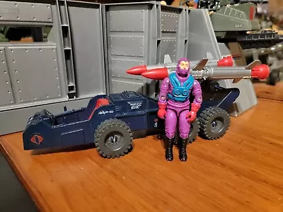 Gi Joe Cobra Adder 1988 W/ Toxo Viper Vintage Hasbro 3.75 ARAH 80s Toys Lot • $39.99