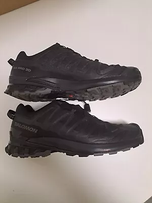 Salomon XA Pro 3D V8 Gore-Tex - Mens Trail Hiking Shoes - Black/Black  As NEW • $139.99