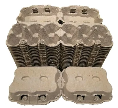 146 ½ DOZEN NEW GREY EGG CARTON 2 X 6 SIDE OPENING BOXES - DUCK CHICKEN HEN EGGS • £21.85