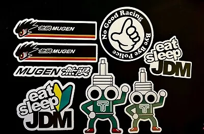 Mugen Power Stickers Fits Honda Acura JDM Sticker Pack 8 Stickers • $16