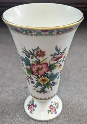 Coalport Fine Bone China Ming Rose Small Vase 17.5cm Tall • £8