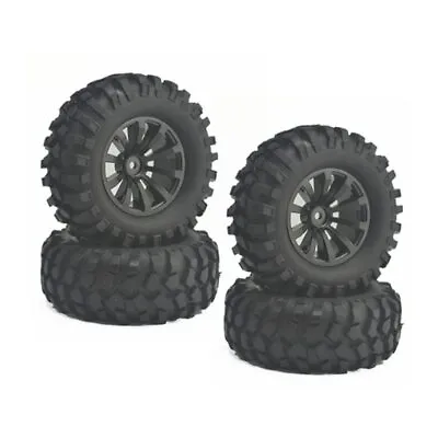4pcs 1.9  Rc 1:10 Off-Road Car Beach Rock Crawler Tire Wheel Rim Crawlr 96/108mm • £17.99
