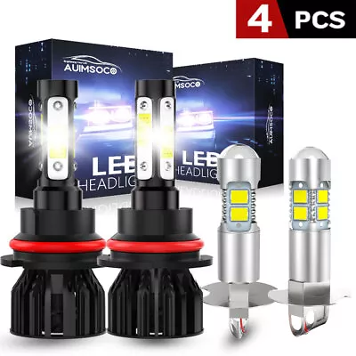 9007+H3 Combo LED Headlight Fog Light Hi/Lo Bulbs For Nissan Sentra 2000-2003 4x • $39.99