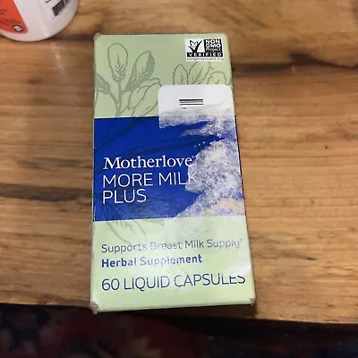 NEW Motherlove More Milk Plus Breast Lactation Herbal Supplement 60 Caps 2/2026 • $18.99