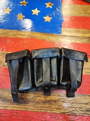 Marked WW2 K98 German Ammo Pouch 8mm Mauser 2751 • $80