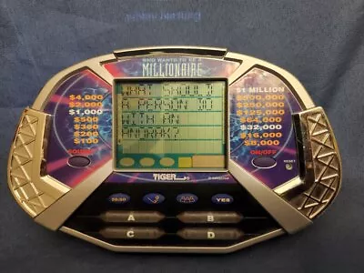 £6.70 • Buy Who Wants To Be A Millionaire Hand Held Electronic Game Tiger Electronics