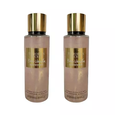 2 Limited Edition VICTORIA'S SECRET BARE VANILLA SHIMMER BODY MIST SPRAY 8.4 OZ • $27.95