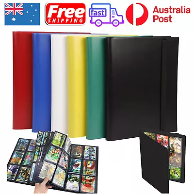 360 Cards Pocket Trading Card Binder 9 Pocket Trading Card Album Folder Case AUS • $15.39