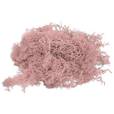 1.8 OZ Fake Moss Preserved Reindeer Moss Artificial Moss Lichen Pink • $9.04