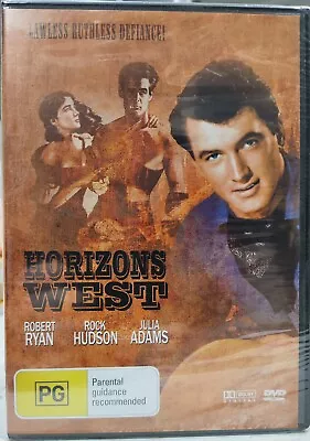 HORIZONS WEST DVD 1952 Western BRAND NEW! Robert Ryan Rock Hudson Julia Adams • $5