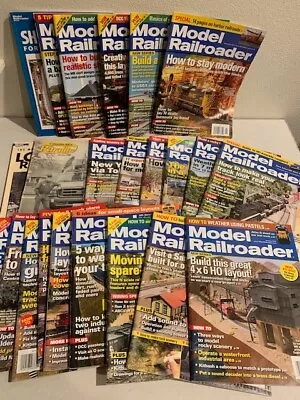 Model Railroader Magazines 2002-2016 Lot Of 23 Plus 5 Bonus Supplemental Issues • $19.99