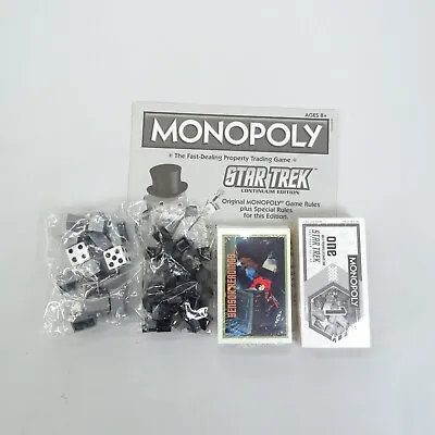 Star Trek 2009 Continuum Monopoly Board Game Replacement Parts Money Cards Dice • $19.95