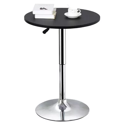 Round Counter Height Bar Table Adjustable Swivel Bistro Pub Drinks Snacks Table • $36.99