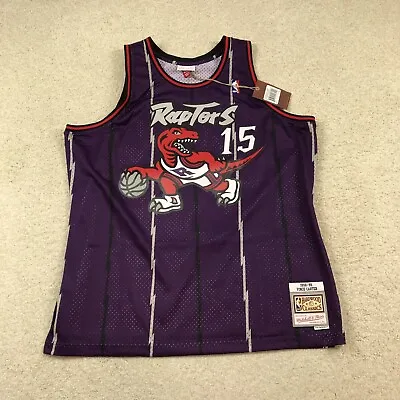Mitchell & Ness Toronto Raptors Mens 2XL Vince Carter Jersey New Swingman • $59.99