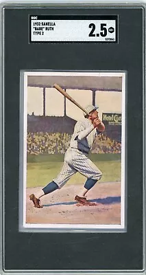 1932 Sanella Margarine Type 2 Babe Ruth SGC 2.5 • $999.99