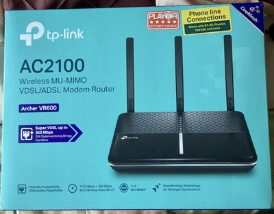 £18 • Buy Tp-link Ac2100 Vdsl/adsl Modem Router